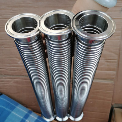 Electro Polished Flexible Hose Pipe Welded Bellow 304 316L