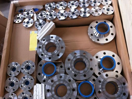 S32750 S40S Weld Neck Pipe Flanges Desalination Plant Welding Neck Flange